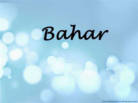 bahar name
